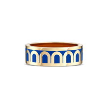 Load image into Gallery viewer, L'Arc de DAVIDOR Ring MM, 18k Yellow Gold with Lacquered Ceramic - DAVIDOR