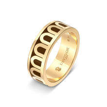 Load image into Gallery viewer, L'Arc de DAVIDOR Ring MM, 18k Yellow Gold with Lacquered Ceramic - DAVIDOR