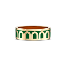 Load image into Gallery viewer, L'Arc de DAVIDOR Ring MM, 18k Yellow Gold with Lacquered Ceramic - DAVIDOR