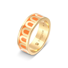 Load image into Gallery viewer, L'Arc de DAVIDOR Ring MM, 18k Yellow Gold with Lacquered Ceramic - DAVIDOR