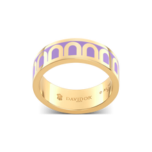 Load image into Gallery viewer, L'Arc de DAVIDOR Ring MM, 18k Yellow Gold with Lacquered Ceramic - DAVIDOR