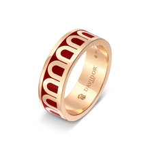 Load image into Gallery viewer, L'Arc de DAVIDOR Ring MM, 18k Rose Gold with Lacquered Ceramic - DAVIDOR