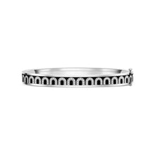 Load image into Gallery viewer, L'Arc de DAVIDOR Bangle PM, 18k White Gold with Lacquered Ceramic and Arcade Diamonds - DAVIDOR