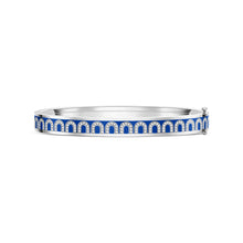 Load image into Gallery viewer, L'Arc de DAVIDOR Bangle PM, 18k White Gold with Lacquered Ceramic and Arcade Diamonds - DAVIDOR