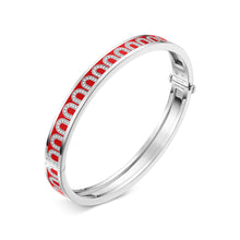 Load image into Gallery viewer, L'Arc de DAVIDOR Bangle PM, 18k White Gold with Lacquered Ceramic and Arcade Diamonds - DAVIDOR