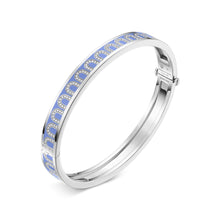 Load image into Gallery viewer, L'Arc de DAVIDOR Bangle PM, 18k White Gold with Lacquered Ceramic and Arcade Diamonds - DAVIDOR