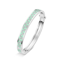 Load image into Gallery viewer, L'Arc de DAVIDOR Bangle PM, 18k White Gold with Lacquered Ceramic and Arcade Diamonds - DAVIDOR