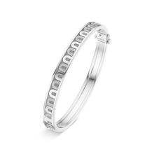 Load image into Gallery viewer, L'Arc de DAVIDOR Bangle PM, 18k White Gold with Satin Finish and Colonnato Diamonds - DAVIDOR