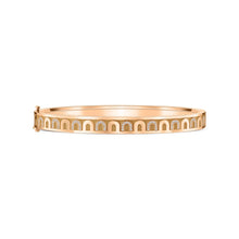 Load image into Gallery viewer, L'Arc de DAVIDOR Bangle PM, 18k Rose Gold with Satin Finish and Colonnato Diamonds - DAVIDOR