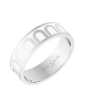 Load image into Gallery viewer, L'Arc de DAVIDOR Ring MM, 18k White Gold with Lacquered Ceramic - DAVIDOR