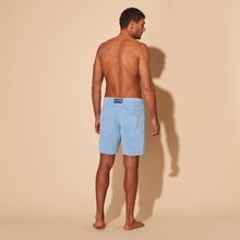 Load image into Gallery viewer, Men Bermuda Shorts Solid Mineral Dye
