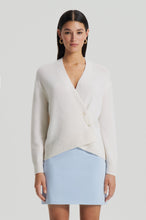 Load image into Gallery viewer, Essentials cardigan with knots in cashmere.
