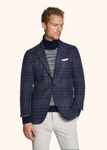 Load image into Gallery viewer, Kiton dark grey single-breasted jacket for man, made of cashmere - 2
