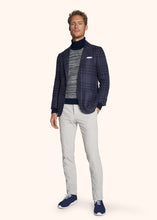 Load image into Gallery viewer, Kiton dark grey single-breasted jacket for man, made of cashmere - 5
