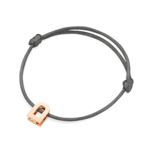 Load image into Gallery viewer, L'Arc Voyage Charm PM, 18k Rose Gold on Silk Cord Bracelet - DAVIDOR