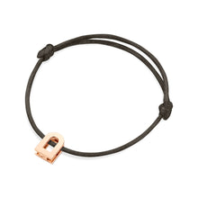 Load image into Gallery viewer, L'Arc Voyage Charm PM, 18k Rose Gold on Silk Cord Bracelet - DAVIDOR