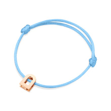 Load image into Gallery viewer, L'Arc Voyage Charm PM, 18k Rose Gold on Silk Cord Bracelet - DAVIDOR