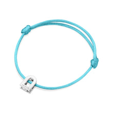Load image into Gallery viewer, L'Arc Voyage Charm PM, 18k White Gold on Silk Cord Bracelet - DAVIDOR