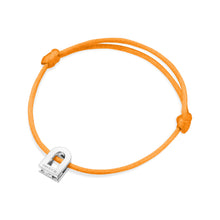 Load image into Gallery viewer, L'Arc Voyage Charm PM, 18k White Gold on Silk Cord Bracelet - DAVIDOR