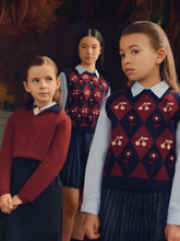 Load image into Gallery viewer, Maelle sleeveless sweater with cherries
