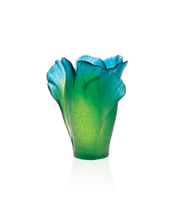 Load image into Gallery viewer, Ginkgo Vase moyen modÃ¨le Vert - Daum
