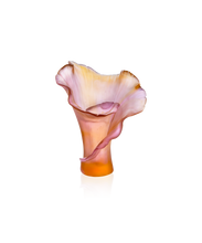Load image into Gallery viewer, Arum Vase moyen modÃ¨le Ambre-rose - Daum
