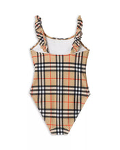 Load image into Gallery viewer, Burberry Girls' Tilly Check Swimsuit
