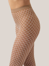 Load image into Gallery viewer, Velvet Net Illusion Tights
