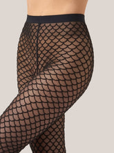 Load image into Gallery viewer, Velvet Net Illusion Tights
