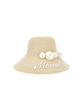 Load image into Gallery viewer, Straw hat pom pom
