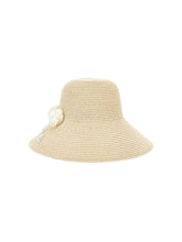 Load image into Gallery viewer, Straw hat pom pom
