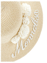 Load image into Gallery viewer, Straw hat pom pom
