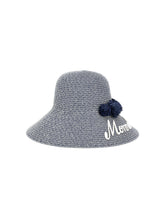 Load image into Gallery viewer, Straw hat pom pom

