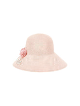 Load image into Gallery viewer, Straw hat pom pom
