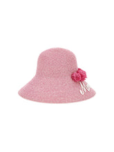 Load image into Gallery viewer, Straw hat pom pom

