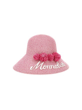 Load image into Gallery viewer, Straw hat pom pom
