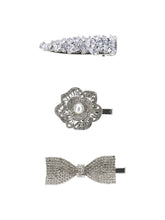Load image into Gallery viewer, Crystal Flower Jewelry Clips
