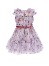 Load image into Gallery viewer, Tulle Dress with Flowers and Polka Dots
