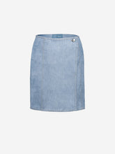 Load image into Gallery viewer, Denim Skirt Linen Jeans
