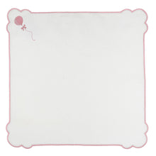 Load image into Gallery viewer, Seferî Embroidered Napkin - Joyful Lambs - Pink -  Set of 4
