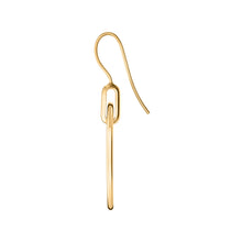 Load image into Gallery viewer, L'Arc de DAVIDOR Pendant Earring GM, 18k Yellow Gold with Satin Finish and Palais Diamonds - DAVIDOR
