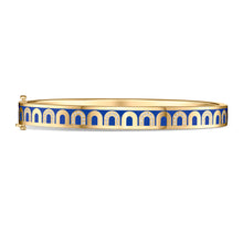 Load image into Gallery viewer, L'Arc de DAVIDOR Bangle PM, 18k Yellow Gold with Lacquered Ceramic and Colonnato Diamonds - DAVIDOR
