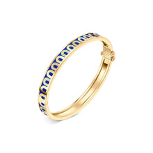 Load image into Gallery viewer, L'Arc de DAVIDOR Bangle PM, 18k Yellow Gold with Lacquered Ceramic and Colonnato Diamonds - DAVIDOR
