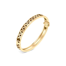 Load image into Gallery viewer, L'Arc de DAVIDOR Bangle PM, 18k Yellow Gold with Lacquered Ceramic and Colonnato Diamonds - DAVIDOR
