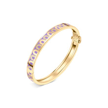 Load image into Gallery viewer, L'Arc de DAVIDOR Bangle PM, 18k Yellow Gold with Lacquered Ceramic and Colonnato Diamonds - DAVIDOR
