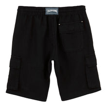 Load image into Gallery viewer, Linen Bermuda Shorts Cargo Pockets

