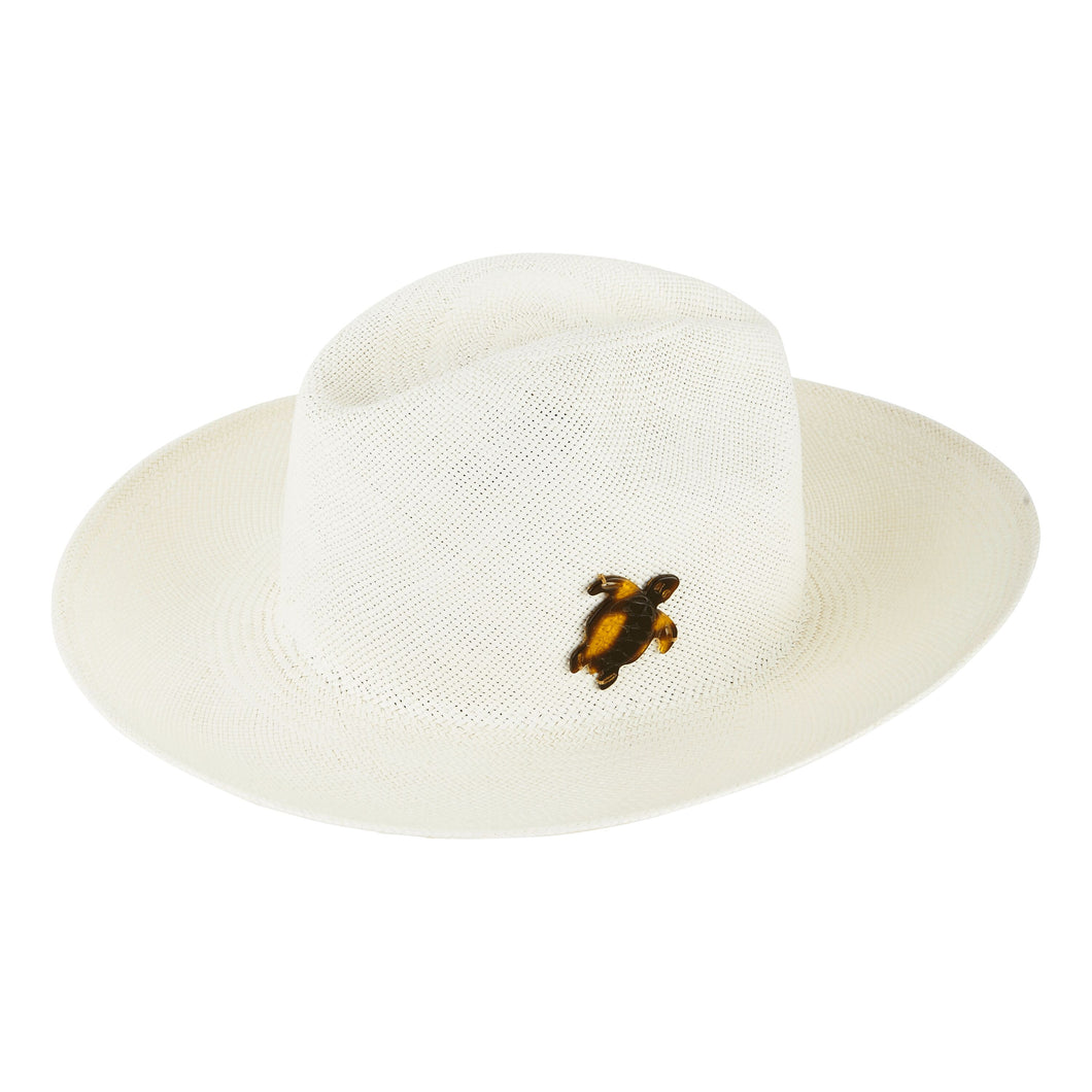 Natural straw hat solid