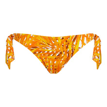 Load image into Gallery viewer, Side Tie Bikini Bottom Palm Leaves
