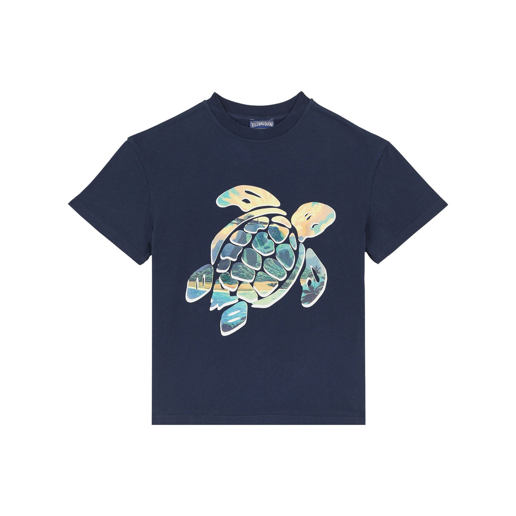 Organic Cotton T-shirt Tahiti Turtles