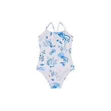 Load image into Gallery viewer, One-piece Swimsuit Medusa and Shells

